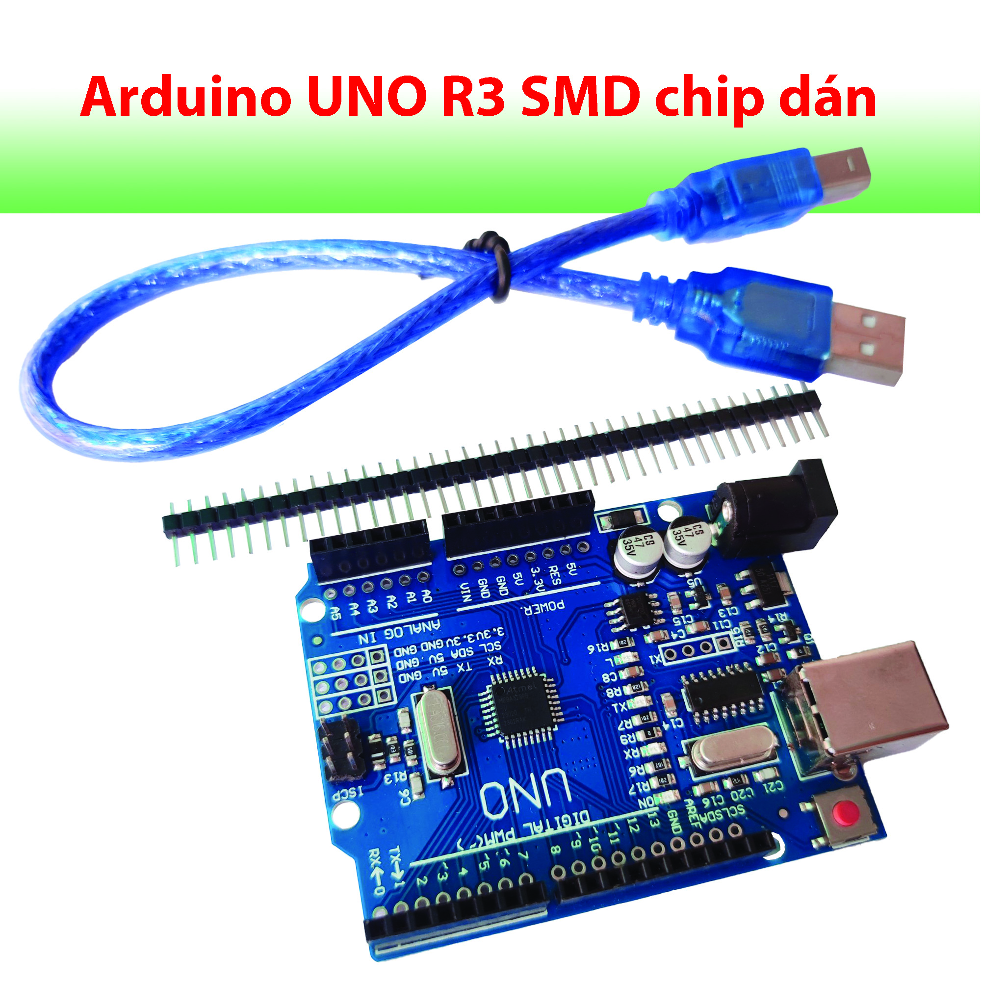 Arduino Uno R3 Smd Chip Dán Kèm Cáp Linh Kiện Điện Tử 24h Arduino Module And Cảm Biến 7280